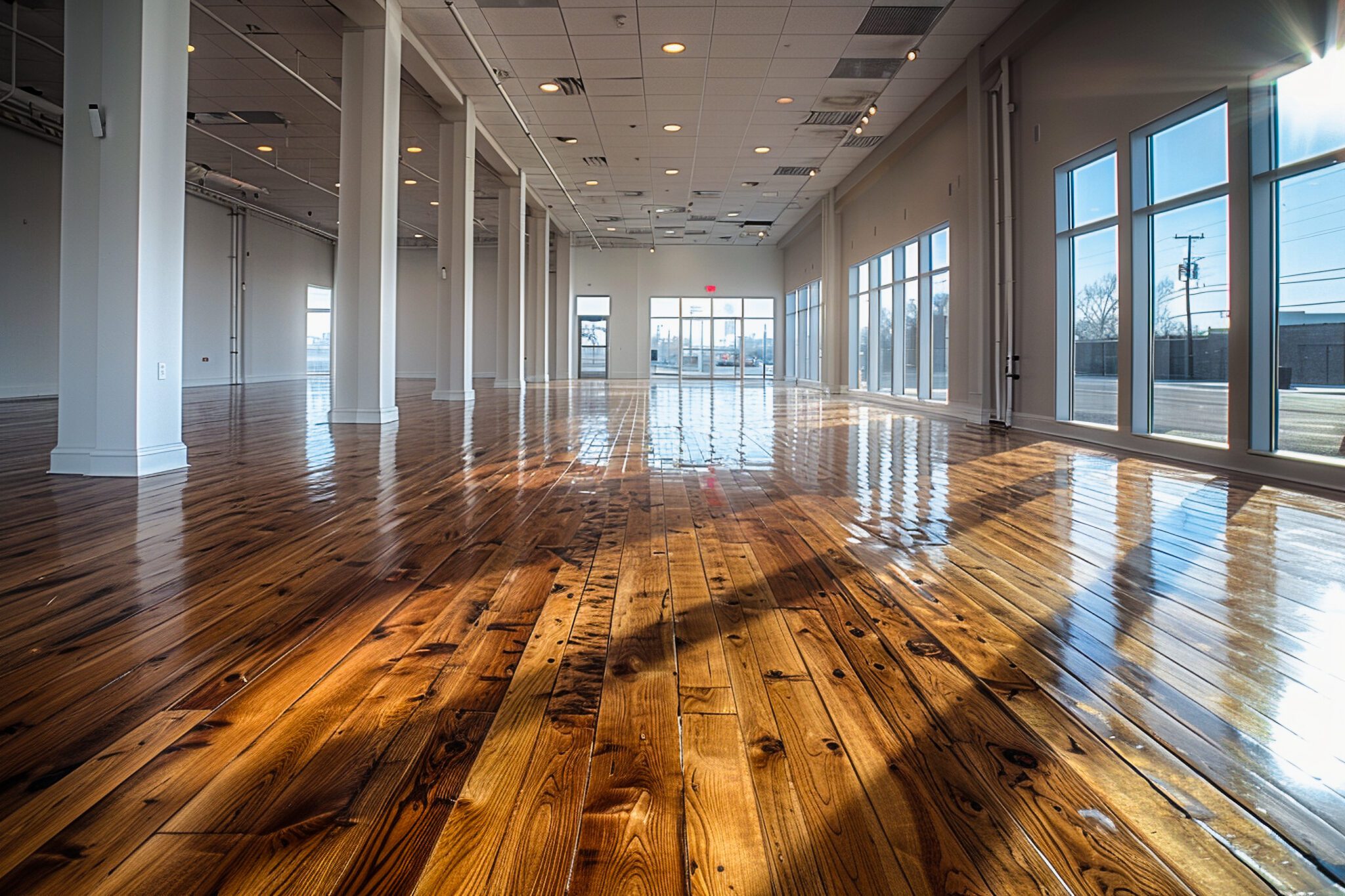 wooden-office-floor-buffing-services